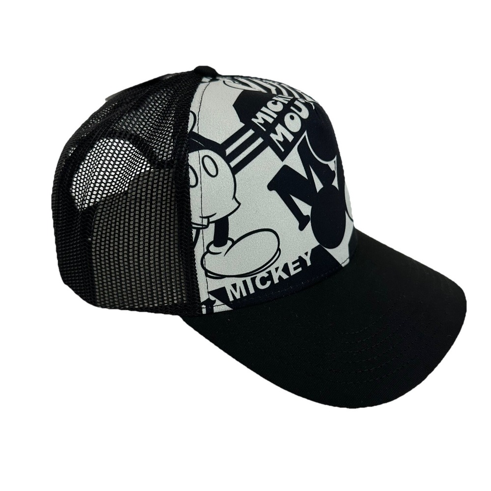 Neff Disney‎ Mickey Mouse Black Trucker Hat Snapback Cap New